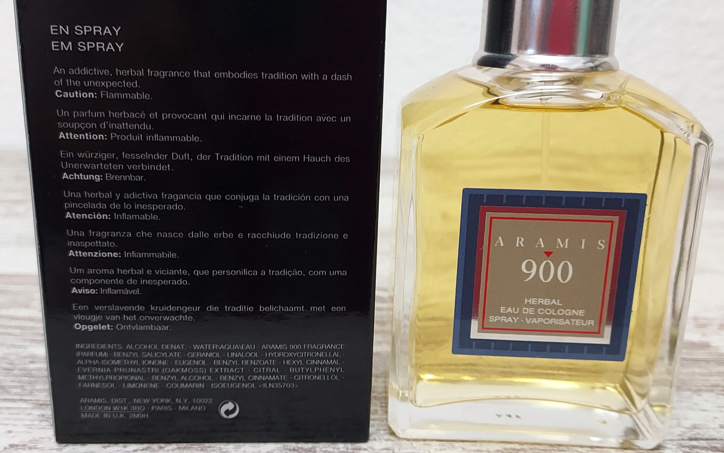 Aramis 900 Herbal EDC (eau de cologne) 100 ml. Gentleman's Collection 2009.