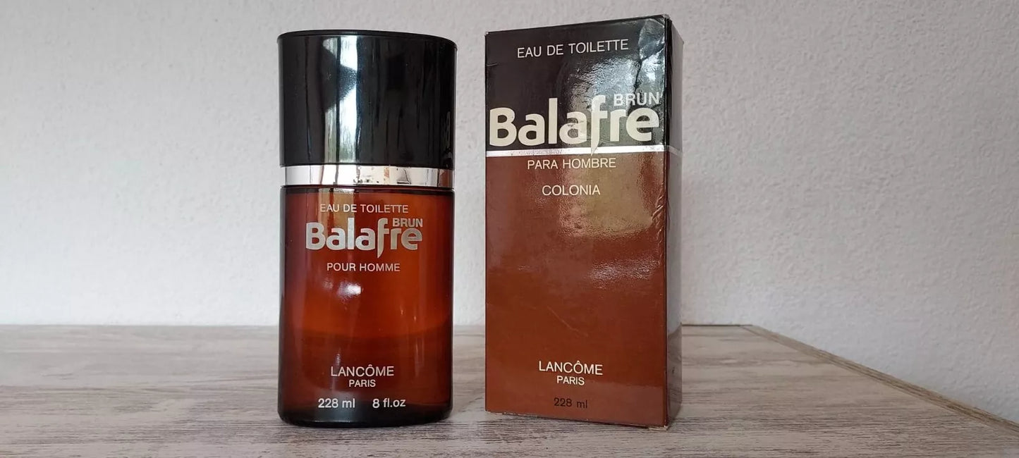 Balafre Brun Lancome EDT (eau de toilette SPLASH) 228ml. Vintage.