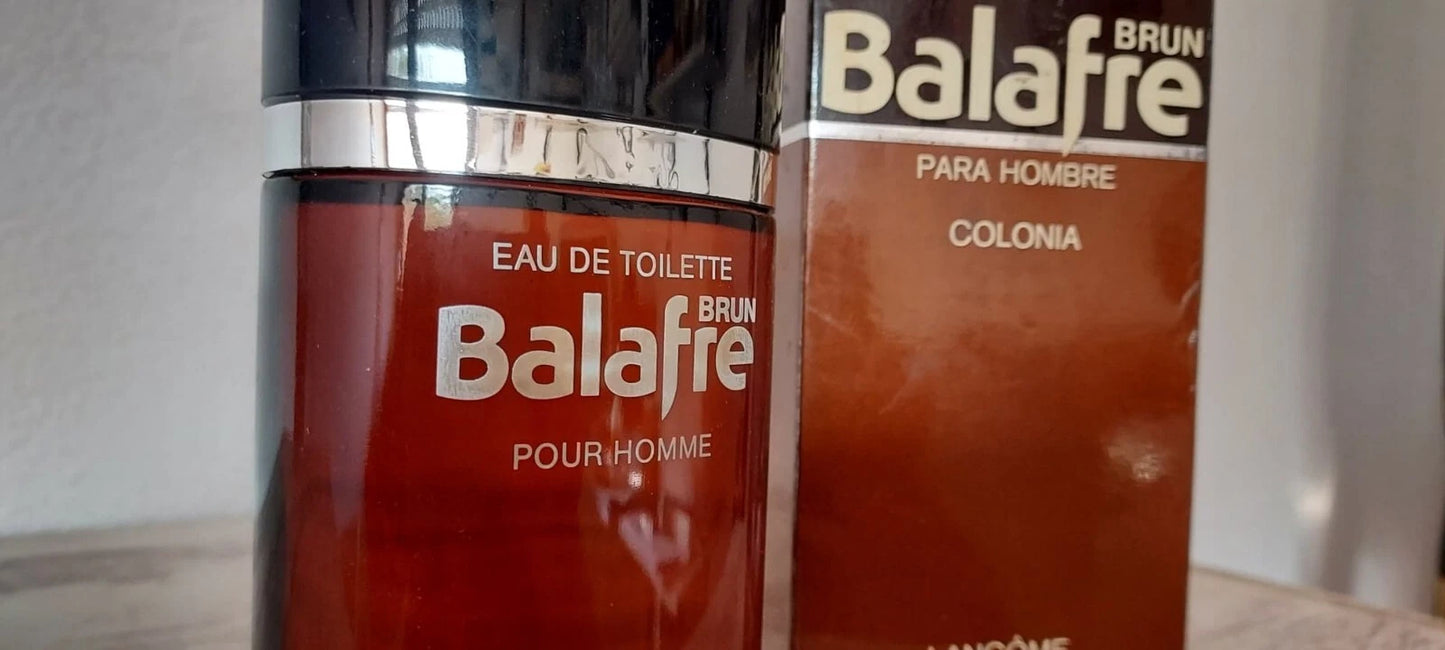 Balafre Brun Lancome EDT (eau de toilette SPLASH) 228ml. Vintage.