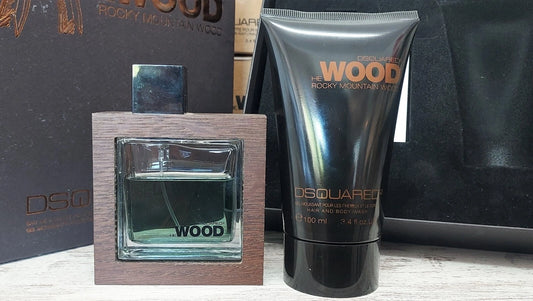 Dsquared2 He Wood Rocky Mountain EDT 50ml (PARTIALY) + Hair & Body Wash.