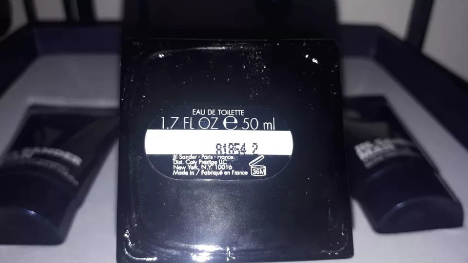 Jil Sander Man EDT (eau de toilette) 50ml + After Shave 50ml + Shower Gel 50ml.