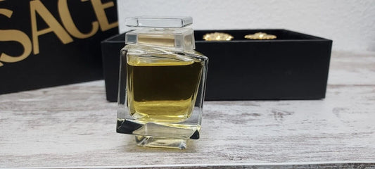 V'e Versace EDP (eau de parfum SPLASH) 50ml + Earrings / Pendientes. Vintage.