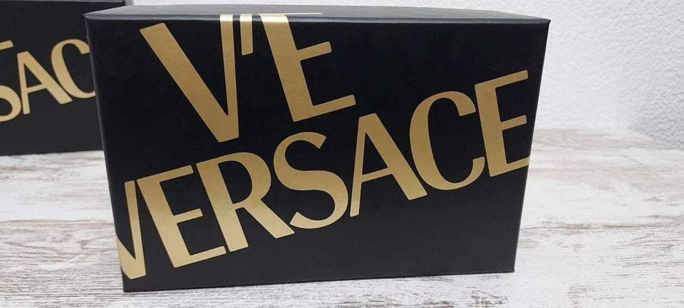 V'e Versace EDP (eau de parfum SPLASH) 50ml + Earrings / Pendientes. Vintage.