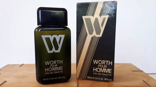 Worth pour Homme EDT (eau de toilette SPLASH) 100ml. Vintage 80's.