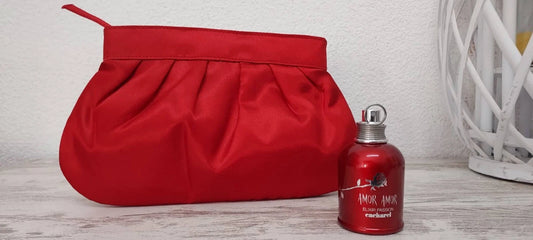 Amor Amor Elixir Passion Cacharel EDP 50ml + Toiletry bag. Limited Edition RARE.