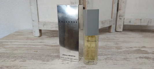 Calandre Paco Rabanne EDT (eau de toilette) 30ml. Discontinued vintage.