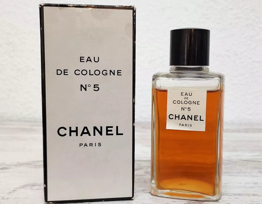 Chanel No 5 EDC (eau de cologne) 100ml or 120ml (PARTIALY EVAPORATED). Vintage.