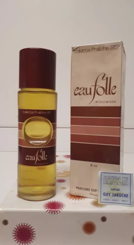Eau Folle FRAICHE Guy Laroche EDT SPLASH 228ml. Vintage.