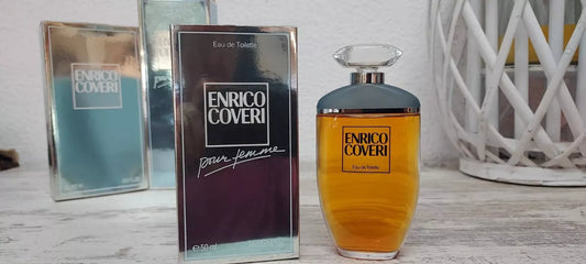 Enrico Coveri pour Femme EDT (eau de toilette SPLASH) 50ml. Vintage EUROITALIA.