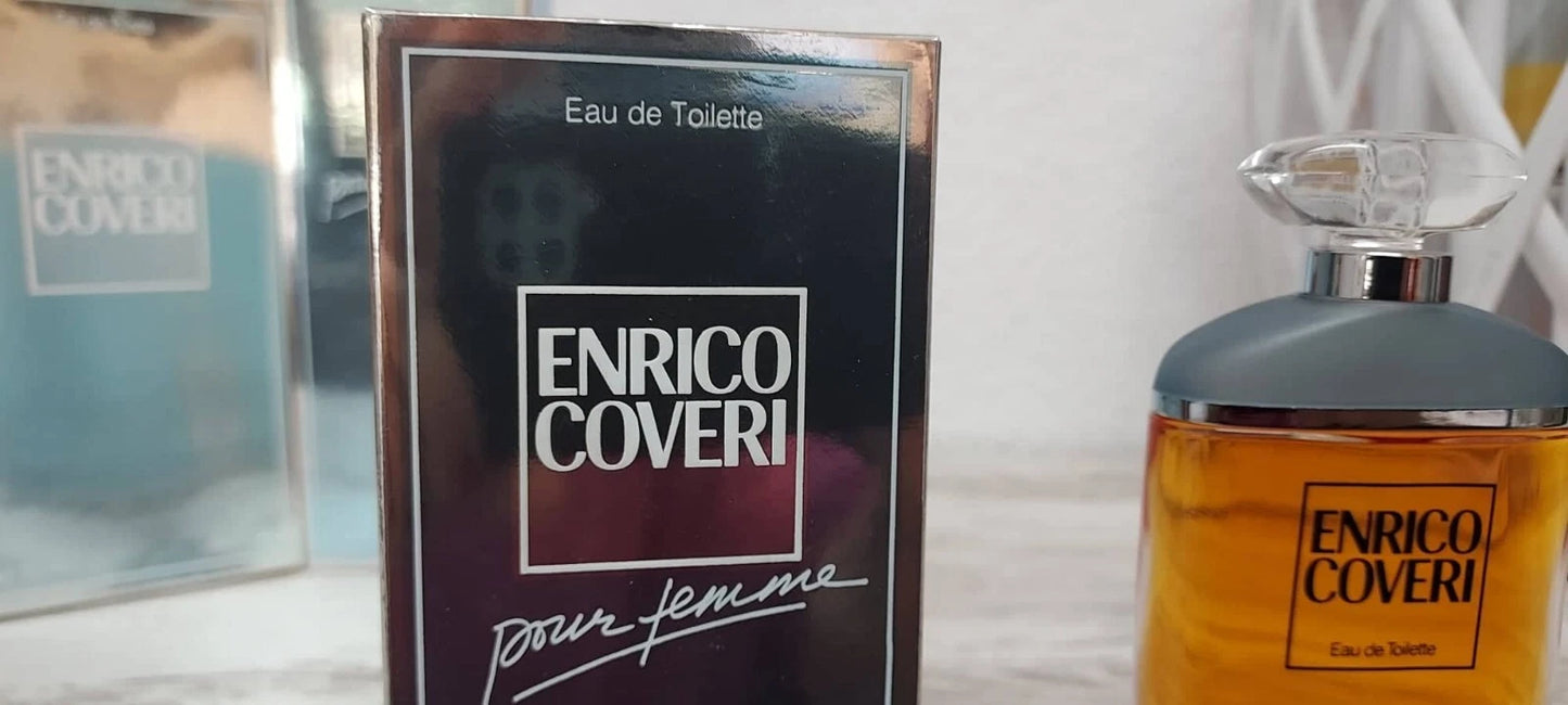 Enrico Coveri pour Femme EDT (eau de toilette SPLASH) 50ml. Vintage EUROITALIA.