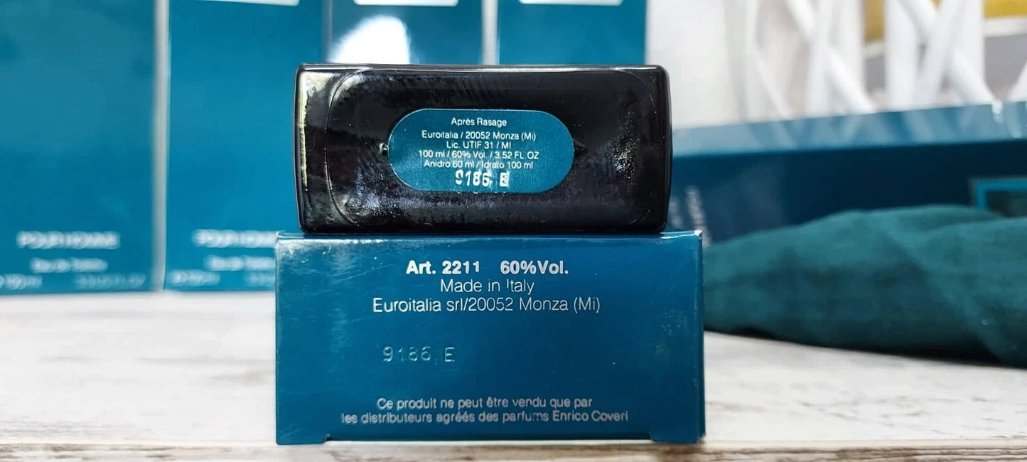 Enrico Coveri pour Homme EDT 100ml + After Shave 100ml. EUROITALIA vintage rare.