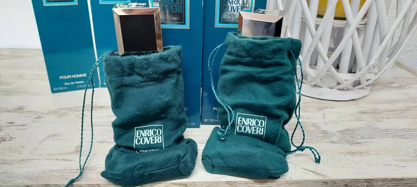 Enrico Coveri pour Homme EDT 100ml + After Shave 100ml. EUROITALIA vintage rare.
