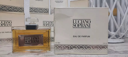 Soprani Donna Luciano Soprani EDP (eau de parfum SPLASH) 100ml. Vintage.