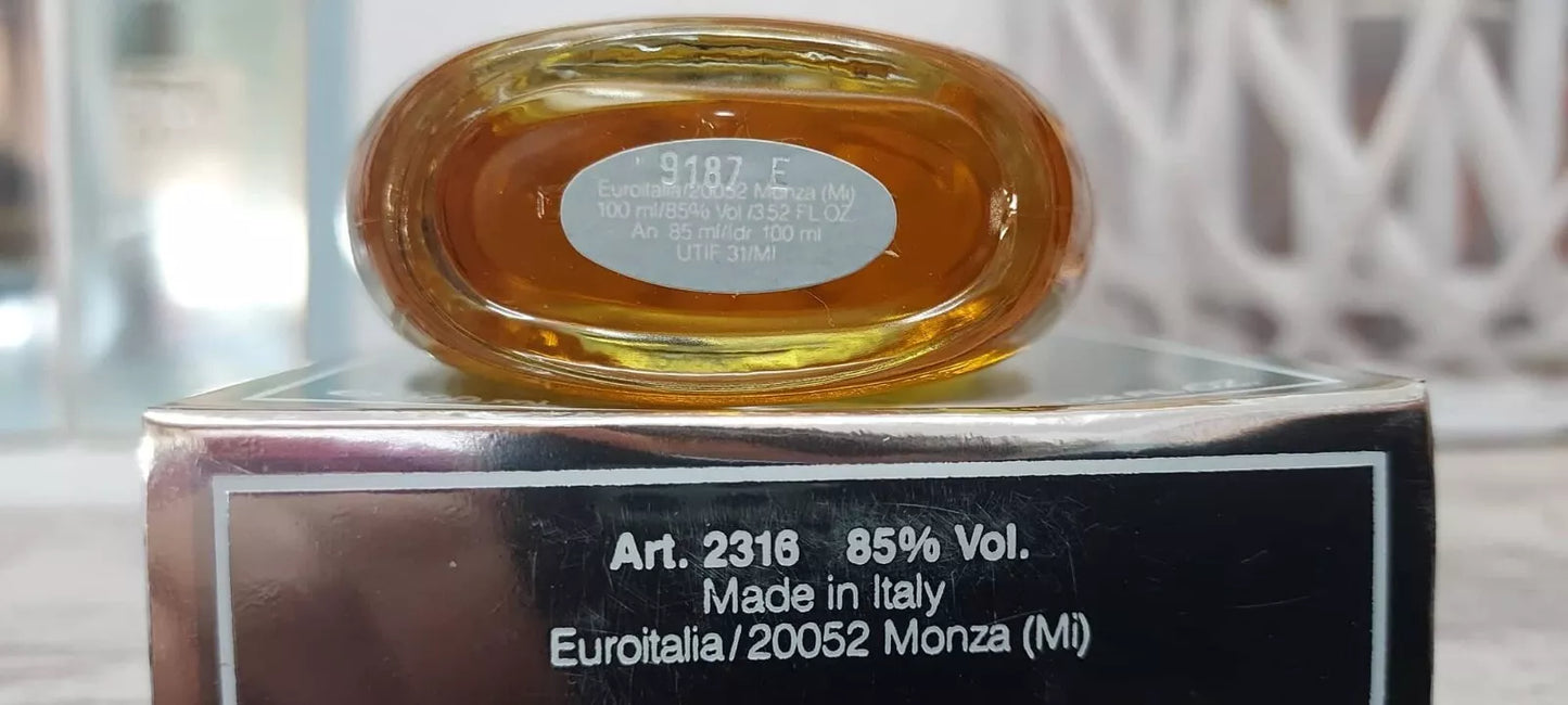 Enrico Coveri pour Femme EDT (eau de toilette SPLASH) 100ml. Vintage EUROITALIA.