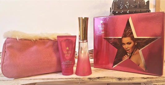 True Star GOLD Tommy Hilfiger EDP 75ml + Body Loton 75ml + Toiletry bag. Vintage.