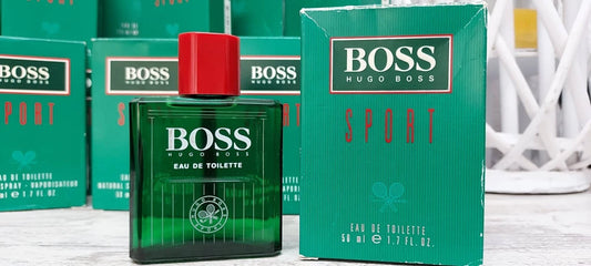Boss Sport GREEN Hugo Boss EDT (eau de toilette SPLASH) 50ml. EUROCOS vintage.