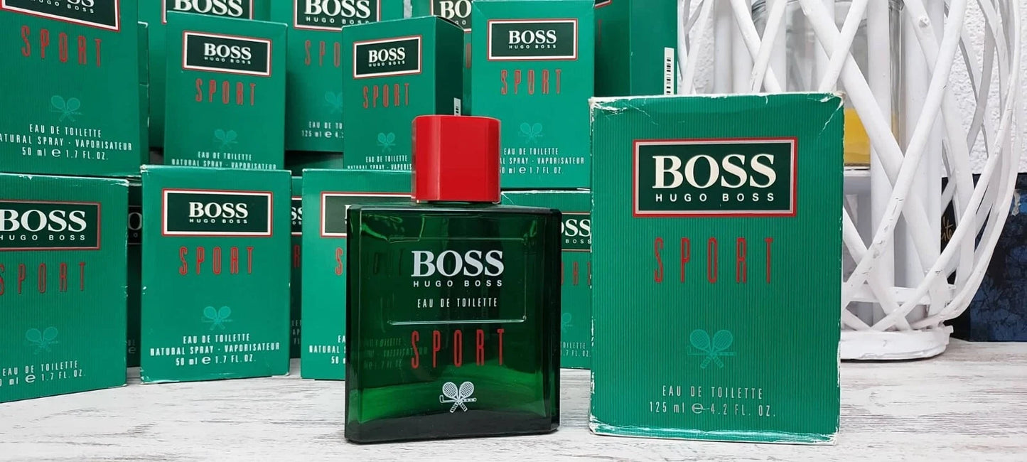 Boss Sport GREEN Hugo Boss EDT (eau de toilette SPLASH) 125ml. EUROCOS vintage.