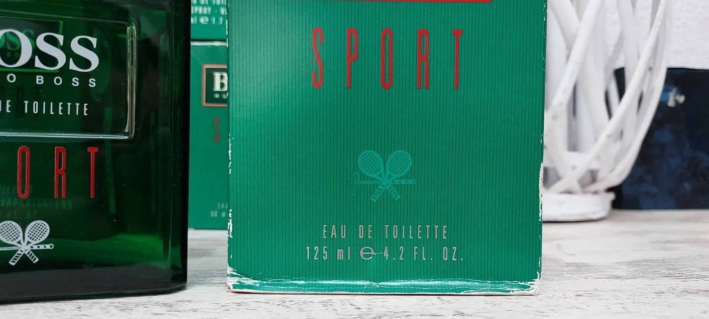 Boss Sport GREEN Hugo Boss EDT (eau de toilette SPLASH) 125ml. EUROCOS vintage.