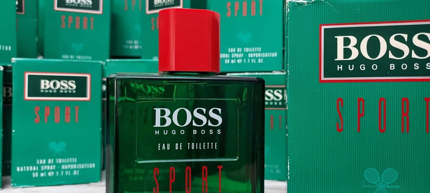 Boss Sport GREEN Hugo Boss EDT (eau de toilette SPLASH) 125ml. EUROCOS vintage.