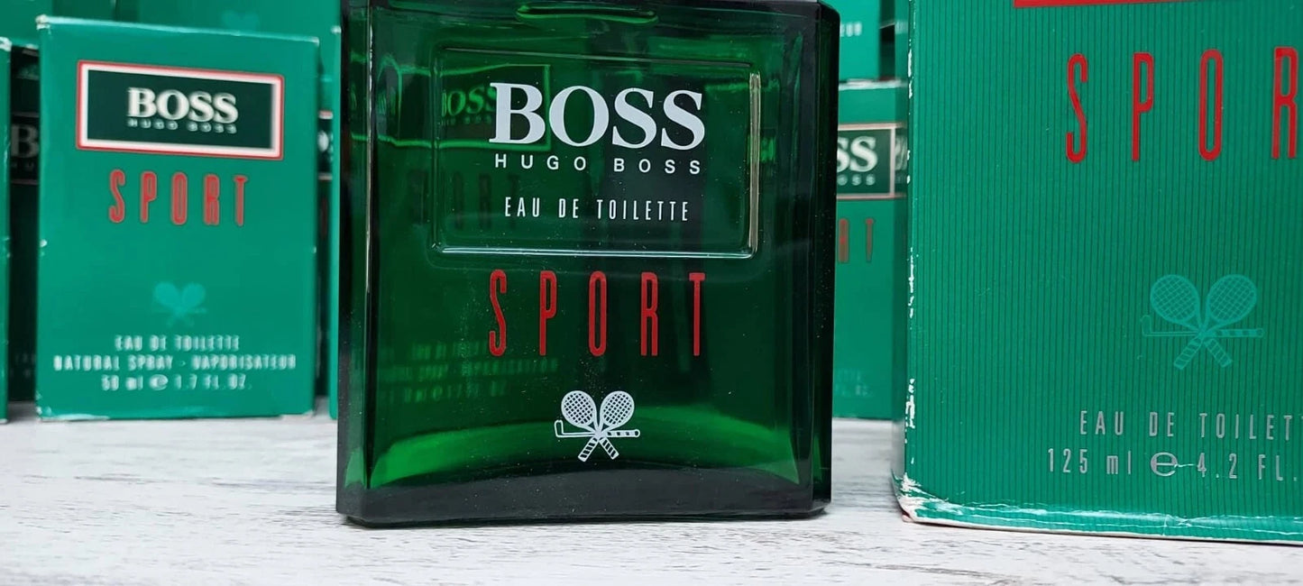 Boss Sport GREEN Hugo Boss EDT (eau de toilette SPLASH) 125ml. EUROCOS vintage.
