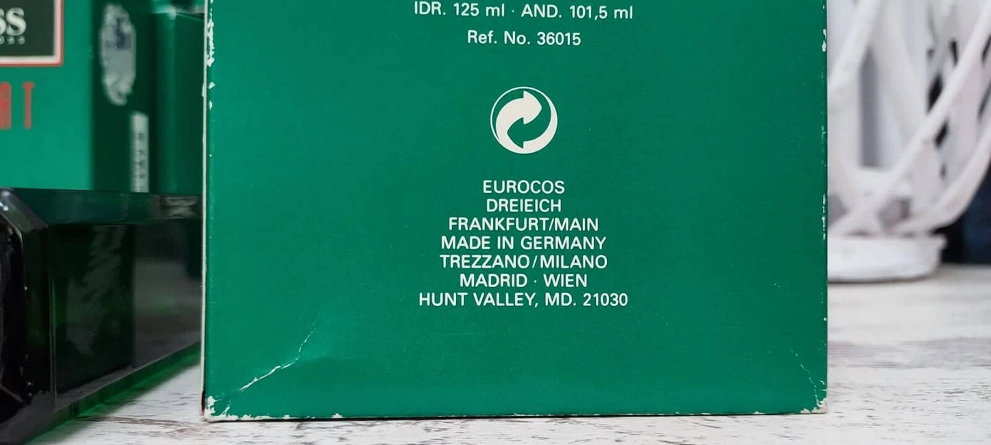 Boss Sport GREEN Hugo Boss EDT (eau de toilette SPLASH) 125ml. EUROCOS vintage.