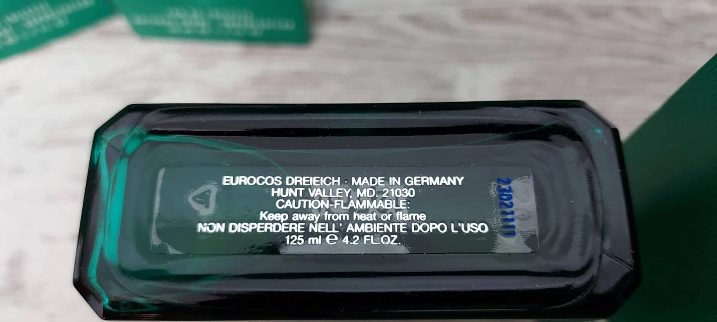 Boss Sport GREEN Hugo Boss EDT (eau de toilette SPLASH) 125ml. EUROCOS vintage.