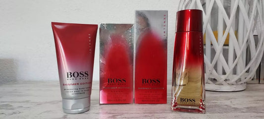 Boss Intense Shimmer Edition EDP (eau de parfum) 90ml + Body Lotion 150ml.