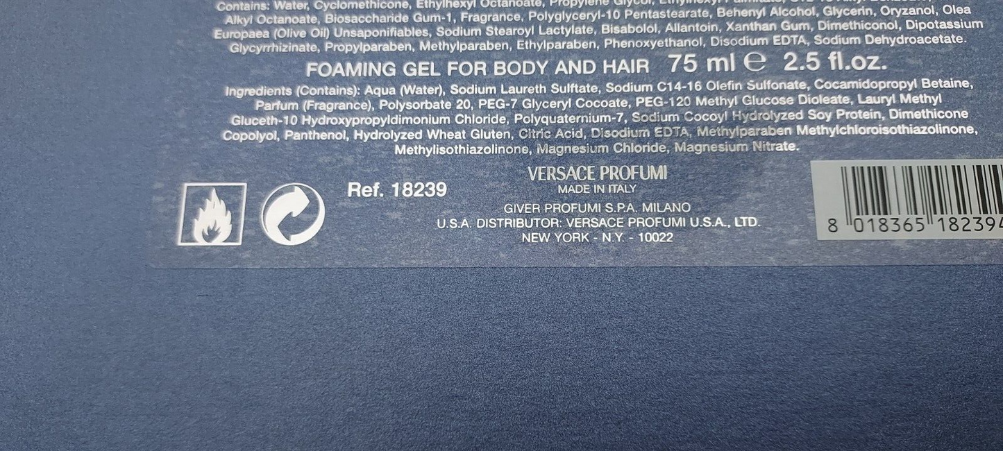 The Dreamer Versace EDT 100ml + After Shave 75ml + Gel 75ml. Vintage.