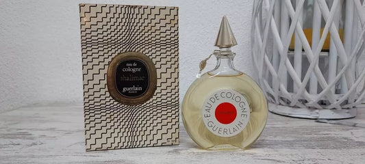 Shalimar Guerlain EDC (eau de cologne) SIZES: 14cm x 9cm. MONTRE. Vintage.
