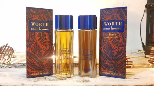 Worth pour Homme EDT SPLASH 100ml + After Shave SPLASH 100ml. Vintage very rare.