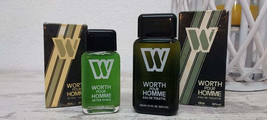 Worth pour Homme EDT (eau de toilette SPLASH) 100ml + After Shave SPLASH 50ml.