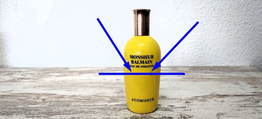 Monsieur Balmain EDT (eau de toilette vapo) 120ml. Perfume level as shown in the pictures.