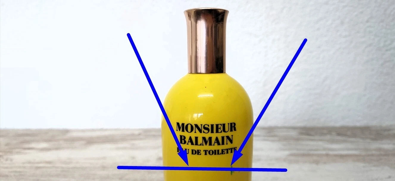 Monsieur Balmain EDT (eau de toilette vapo) 120ml. Perfume level as shown in the pictures.