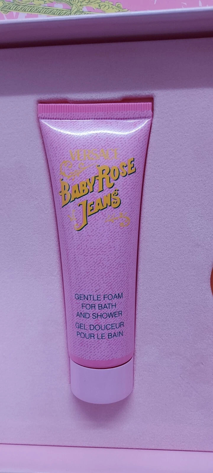 Baby Rose jeans Versace EDT 50ml + Body Lotion 50ml + gel 50ml. Vintage rare.